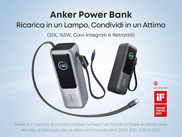 Anker laptop Power Bank 25000